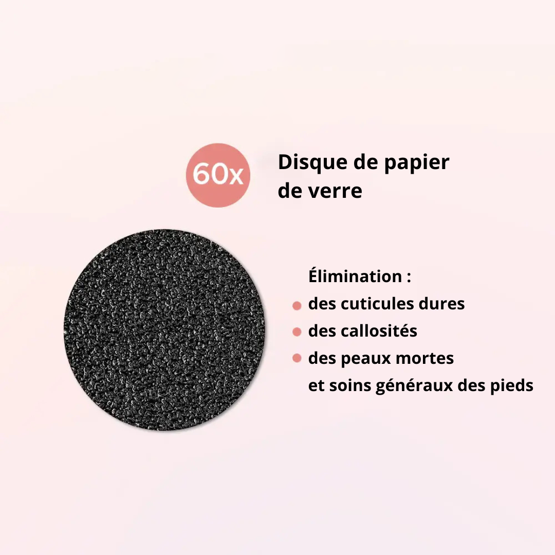 60 disques de papier de verre